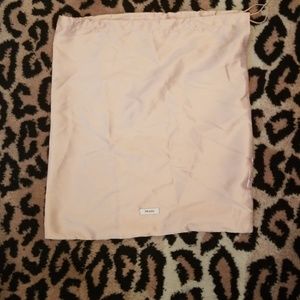Prada silk duster bag
